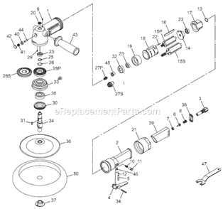 Part Location Diagram of KF125161 Chicago Pneumatic Key